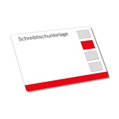 Schreibtischunterlagen